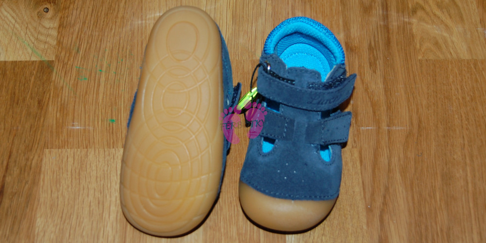 Lurchi Navy barefoot sandálky